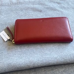 NWT Banana Republic Leather Red Wallet